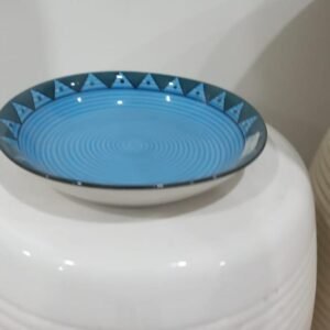 Ceramic Round Plate | Handcrafted Dining Plate