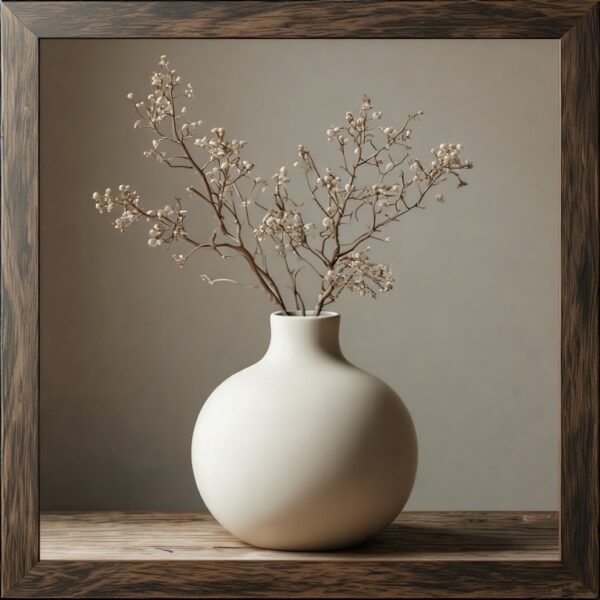 White Ceramic Vase