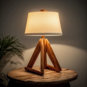 wooden table lamp