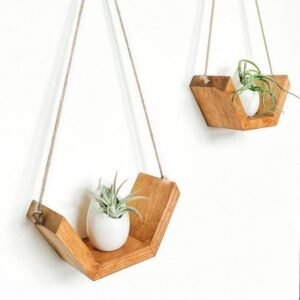 Wooden Hanging Shelf Wall Decor