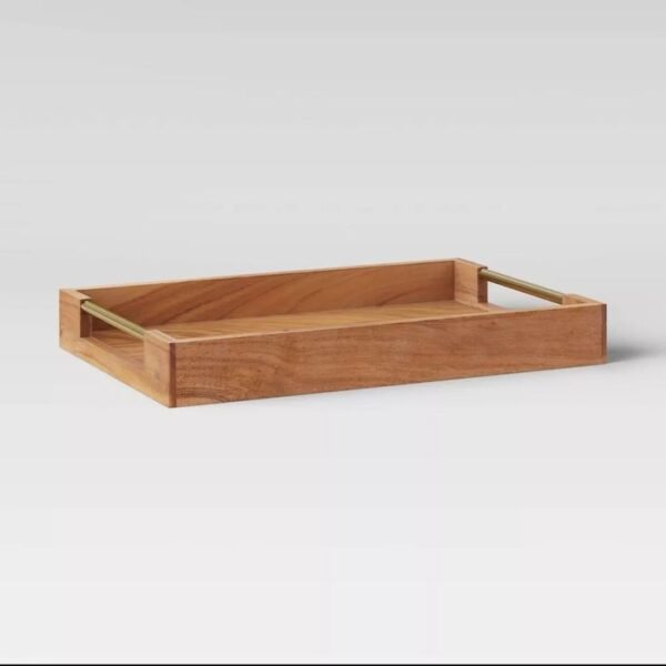 Hexa Wooden Artisan Tray Serving & Decor