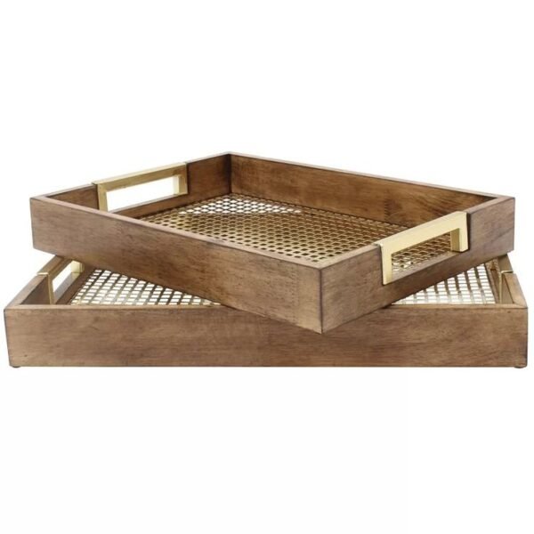 Wooden Serving Tray For Dinning and Decor