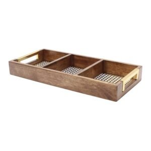 Wooden Partition Tray for Decor By Decors Agency