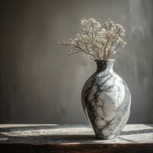 Amazing Marble Vase – Elegant Natural Stone Decor | Decors Agency