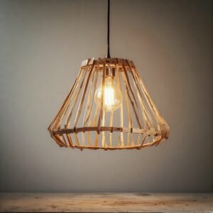 Wooden Hanging Lamp